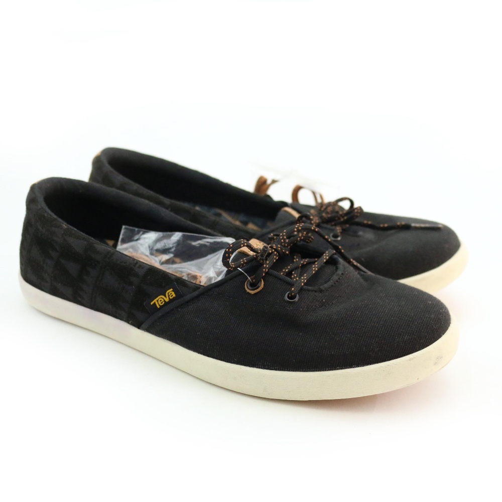 Teva Willow Slip-On Sneaker Black Boat Shoe ⛵️ - Picture 1 of 7